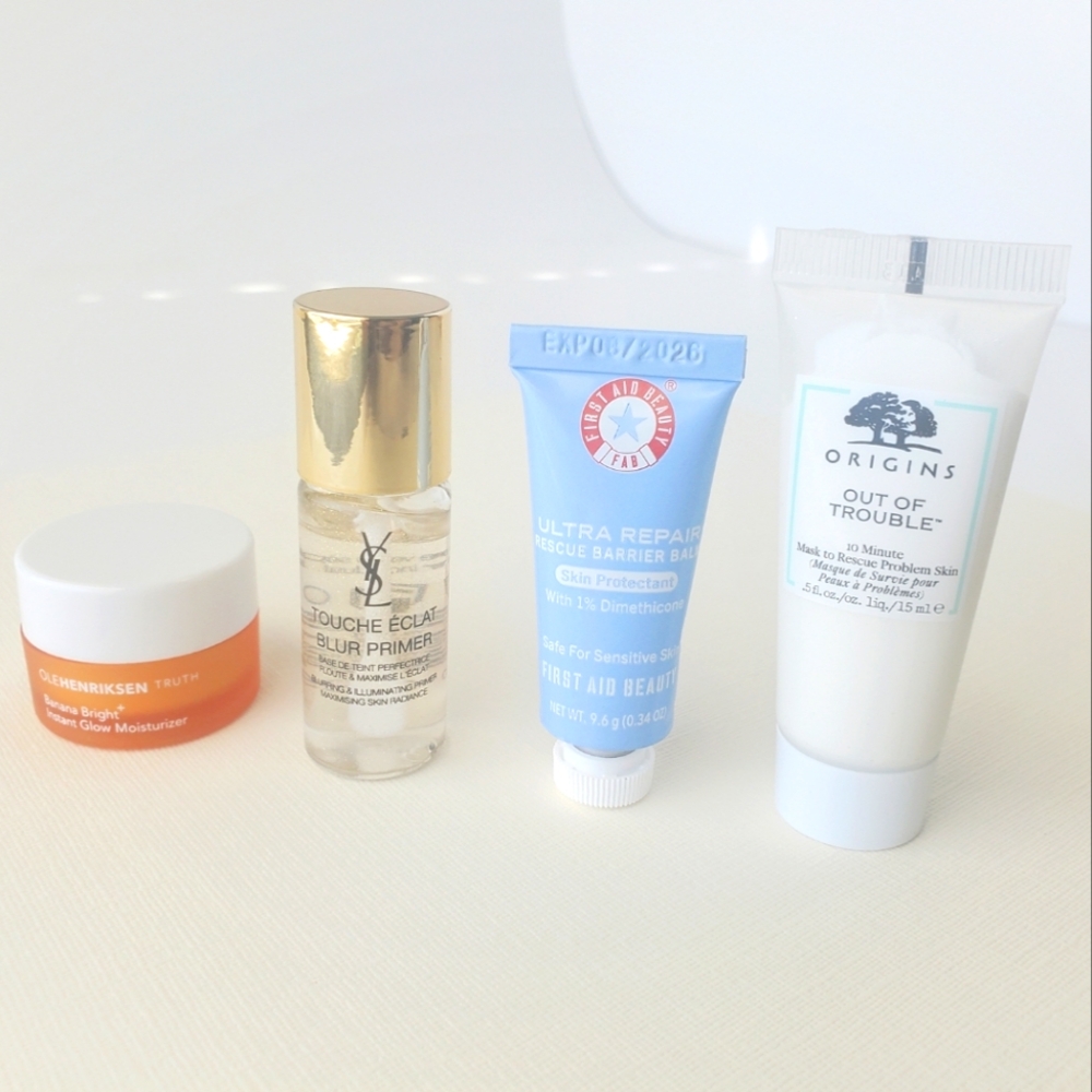 YSL Touche Eclat Blur Primer, Olehenriksen, Origins, First Aid Beauty
